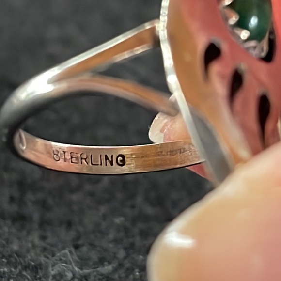 Bear Claw Malachite Ring - Picture 5 of 6